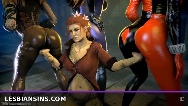 Harley Quinn's Asylum Frenzy With Poison Ivy