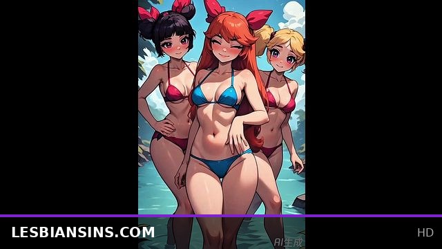 The Powerpuff Girls Unleashed: Intense Lesbian Action with the Team